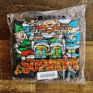 Supreme Naughty Santa Tee • Black • FW2025